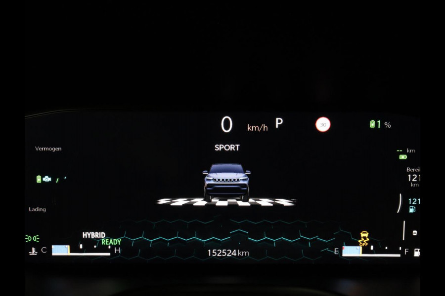 Jeep Compass 4xe 240 Plug-in Hybrid Electric S | Stoel & stuurverwarming | Trekhaak | Adaptive cruise | 360 Camera | Leder | Full LED | Carplay | 19'' | Keyless | Navigatie | PHEV