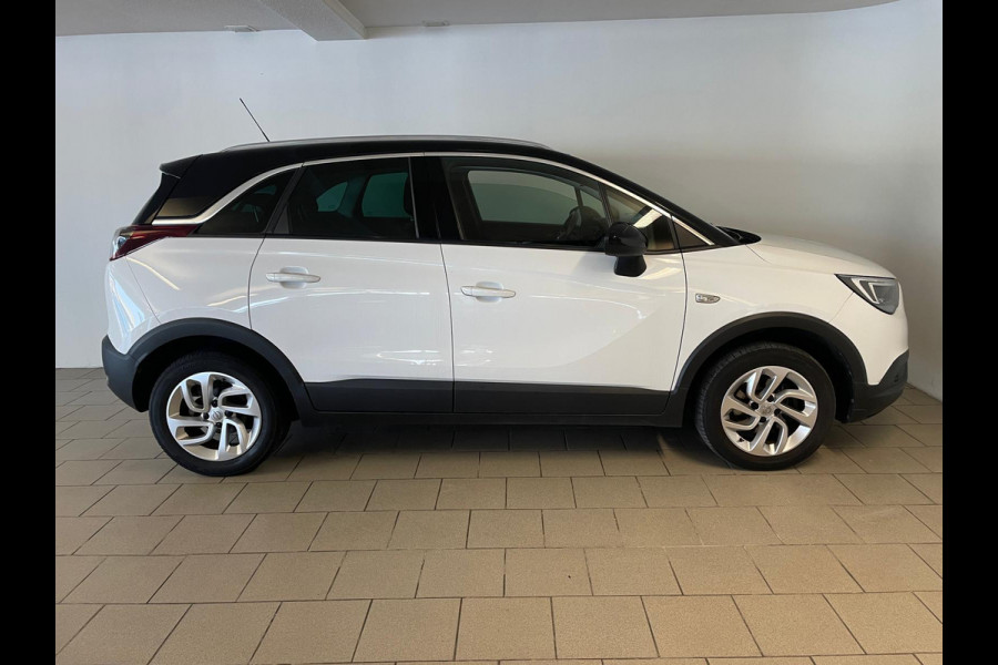 Opel Crossland X 1.2 Turbo Innovation AIRCO NAVI VIA APP CRUISE APPLE CARPLAY CENT VERG VELGEN ZWART DAK LAGE KM ZEER NETTE AUTO