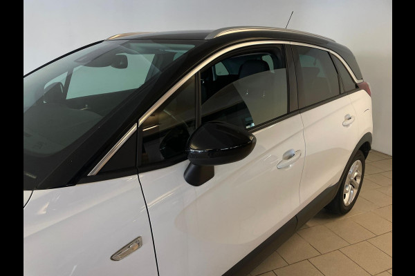 Opel Crossland X 1.2 Turbo Innovation AIRCO NAVI VIA APP CRUISE APPLE CARPLAY CENT VERG VELGEN ZWART DAK LAGE KM ZEER NETTE AUTO