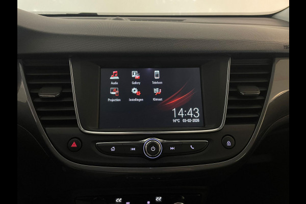 Opel Crossland X 1.2 Turbo Innovation AIRCO NAVI VIA APP CRUISE APPLE CARPLAY CENT VERG VELGEN ZWART DAK LAGE KM ZEER NETTE AUTO