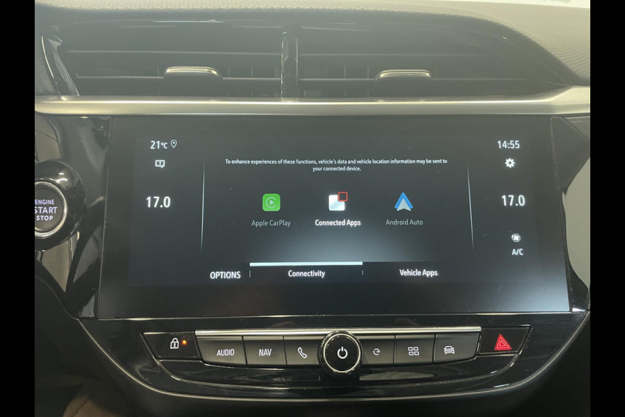 Opel CORSA-E Elegance 50 kWh Navigatie Apple Carplay/Android Auto Camera Parkeersensoren achter Cruise Control Lichtmetalen velgen Climate Control