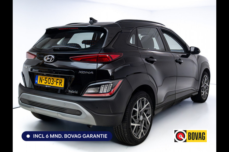 Hyundai Kona 1.6 GDI HEV Premium 142 PK | Stoel- & stuurverwarming | Krell audio | Cruise | Navigatie | Camera, 18" lichtmetalen velgen, PDC voor en achter, Keyless