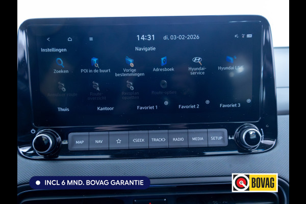 Hyundai Kona 1.6 GDI HEV Premium 142 PK | Stoel- & stuurverwarming | Krell audio | Cruise | Navigatie | Camera, 18" lichtmetalen velgen, PDC voor en achter, Keyless