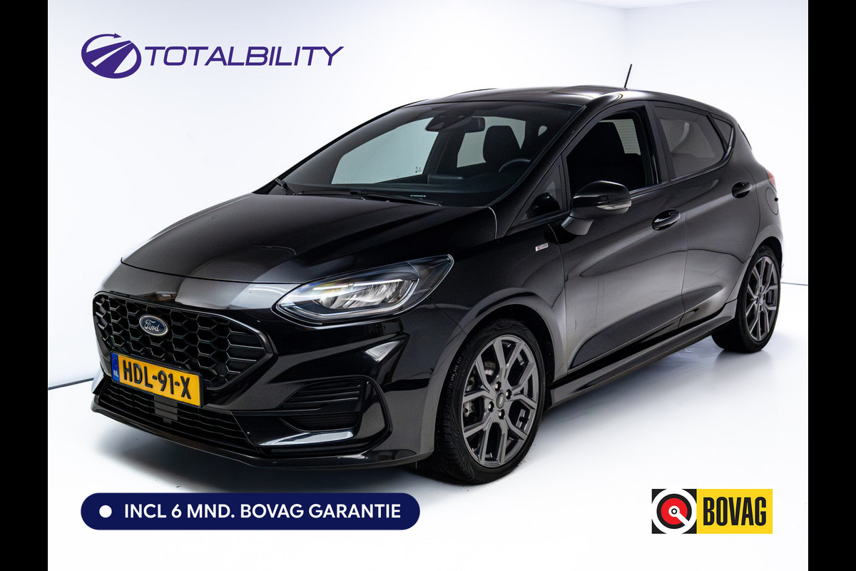 Ford Fiesta 1.0 EcoBoost Hybrid ST-Line Automaat 126 PK | Stoel- & Stuur & Voorruitverwarming | Adaptieve Cruise | Led | Climate control, Apple carplay, Android auto