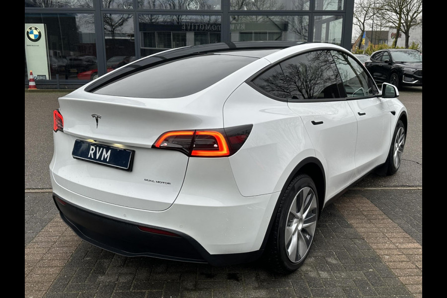 Tesla Model Y Long Range AWD 75 kWh SOH 96% | AUTOPILOT|  TESLA GARANTIE OP DE HOOGVOLTACCU EN AANDRIJFLIJN TOT 2030 of 192.000KM | STOEL + STUURVERWARMING| ACHTERBANK VERWARMD