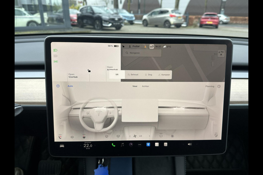 Tesla Model Y Long Range AWD 75 kWh SOH 96% | AUTOPILOT|  TESLA GARANTIE OP DE HOOGVOLTACCU EN AANDRIJFLIJN TOT 2030 of 192.000KM | STOEL + STUURVERWARMING| ACHTERBANK VERWARMD