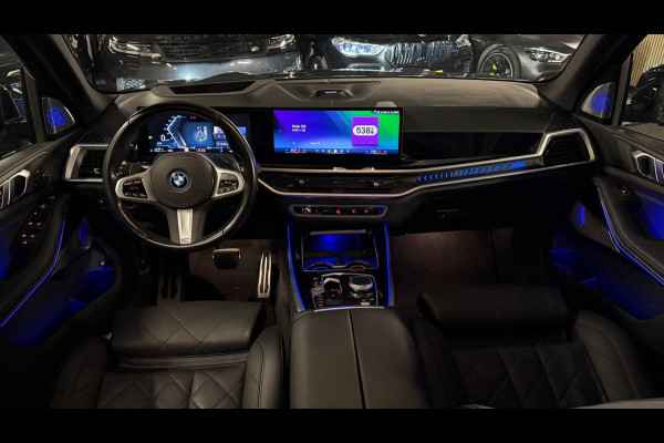 BMW X5 XDrive50e M-SPORT|PANO|BOWERS &WILKINS|SOFTCLOSE|LUCHTVERING|360 CAM|HUD|KEYLESS|MEMORY SEATS|FABRIEKSGARANTIE|BOMVOL!