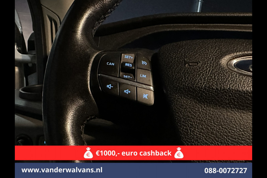 Ford Transit 2.0 TDCI 170pk L3H3 Euro6 Airco | Navigatie | 2500kg Trekhaak | Cruisecontrol Verwarmde voorruit, Parkeersensoren, Bijrijdersbank
