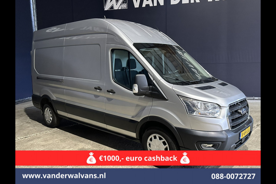 Ford Transit 2.0 TDCI 170pk L3H3 Euro6 Airco | Navigatie | 2500kg Trekhaak | Cruisecontrol Verwarmde voorruit, Parkeersensoren, Bijrijdersbank