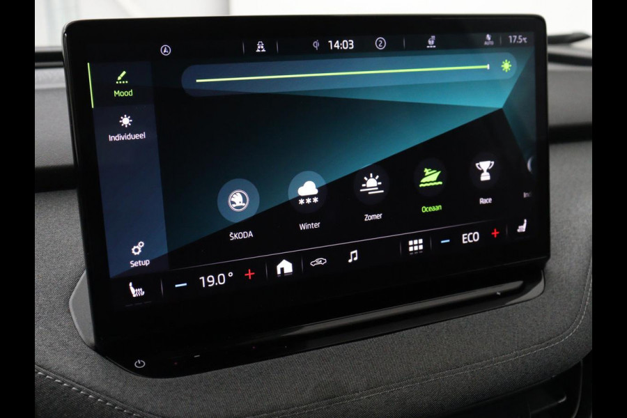 Škoda ENYAQ iV 60 | Stoelverwarming | Matrix LED | Camera | Keyless | Stuurverwarming | Carplay | 20'' | Half leder | Navigatie | Chroom Pack | Digital Cockpit | Cruise control | Climate control