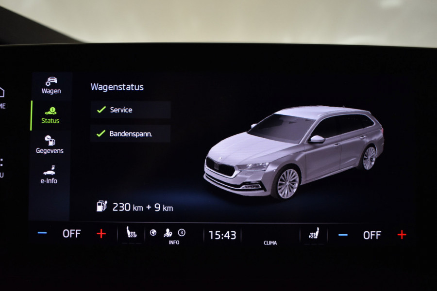 Škoda Octavia Combi TSI iV PHEV 204PK DSG HYBRID BUSINESS NAVI/CARPLAY/PDC STOELVERW