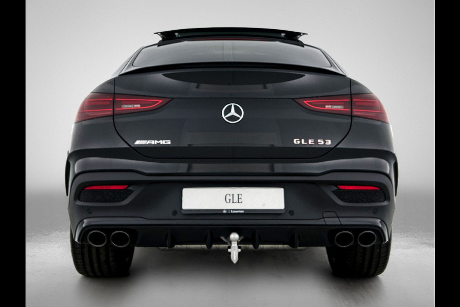 Mercedes-Benz GLE Coupé AMG 53 Hybrid 4MATIC+ Night Edition Premium Plus | Adaptieve demping | Trekhaak | Stoelverwarming achter | Remklauwen in rood | Winterpakket | 22 inch AMG velgen | Stoelventilatie voor | Rijassistentiepakket | Burmester® 3D sound systeem |