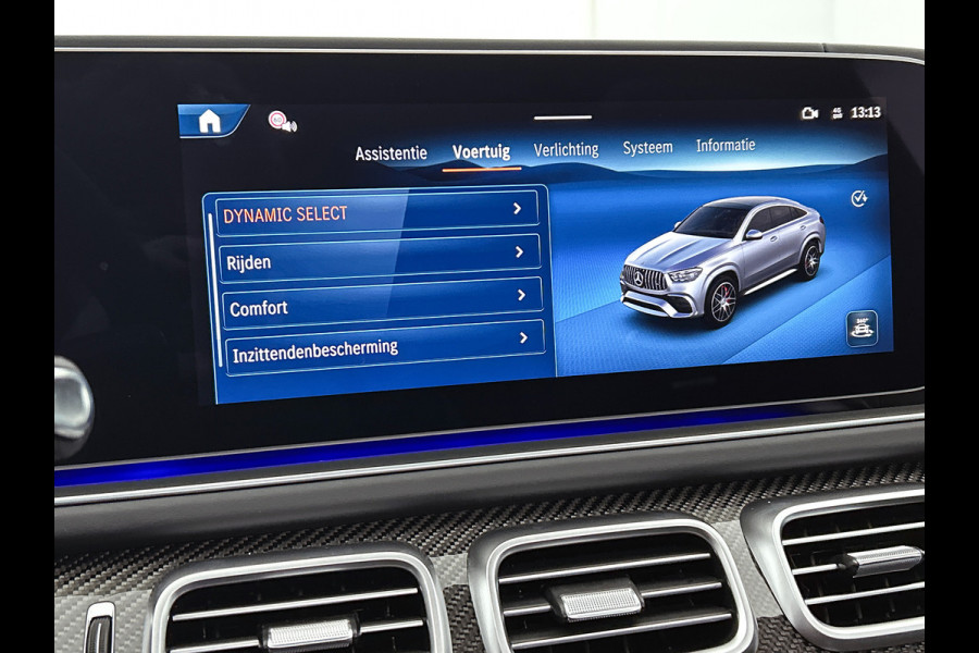 Mercedes-Benz GLE Coupé AMG 53 Hybrid 4MATIC+ Night Edition Premium Plus | Adaptieve demping | Trekhaak | Stoelverwarming achter | Remklauwen in rood | Winterpakket | 22 inch AMG velgen | Stoelventilatie voor | Rijassistentiepakket | Burmester® 3D sound systeem |