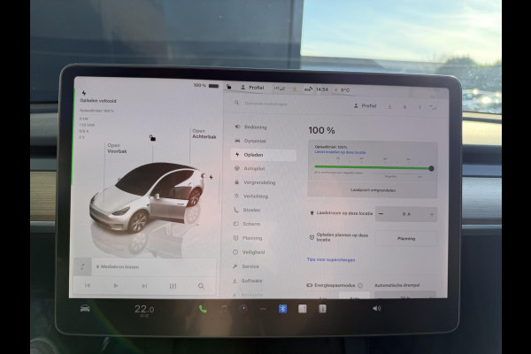 Tesla Model Y Long Range AWD 75 kWh SOH 96% | AUTOPILOT|  TESLA GARANTIE OP DE HOOGVOLTACCU EN AANDRIJFLIJN TOT 2030 of 192.000KM | STOEL + STUURVERWARMING| ACHTERBANK VERWARMD
