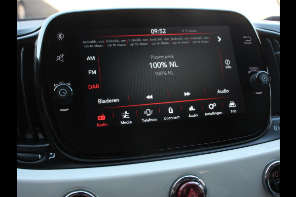 Fiat 500 1.0 Hybrid Dolcevita | Parkeersensor achter | Climate control | Radio | Panoramadak | Cruise control