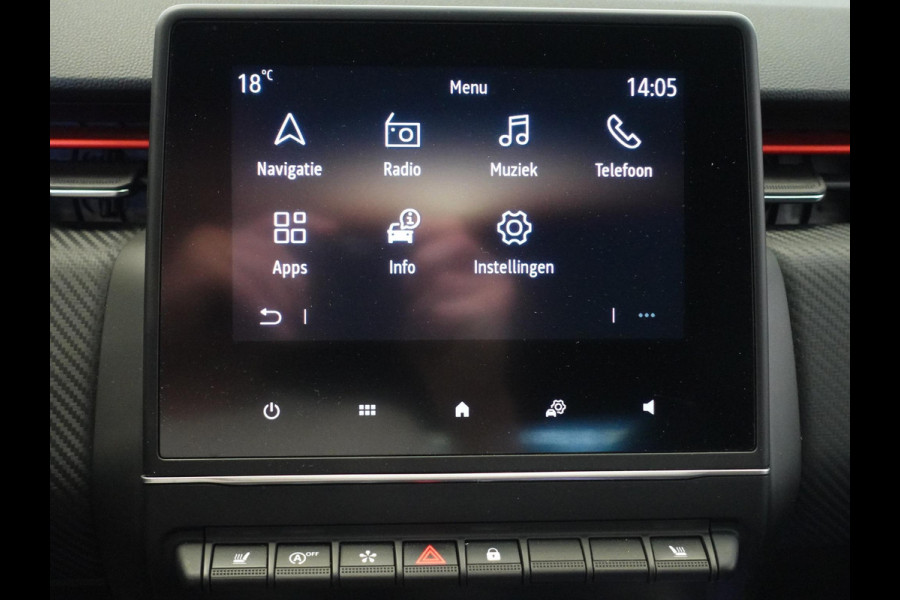 Renault Clio 1.0 TCe R.S. Line | Navigatie | Camera | Parkeersensoren | Cruise Control | Climate Control | Lichtmetalen velgen