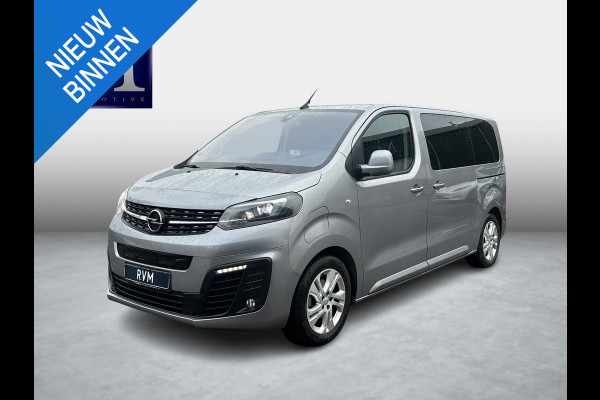 Opel Zafira-e Life 100 kW 75kWh Tourer M 6 PERSOONS| 3-FASE| ELEKTRISCHE ZIJDEUR| HEAD-UP DISPLAY| ELEK. STOELEN MET MEMORY| CAMERA| DEALER ONDERHOUDEN| DODE HOEK| LEDEREN BEKLEDING