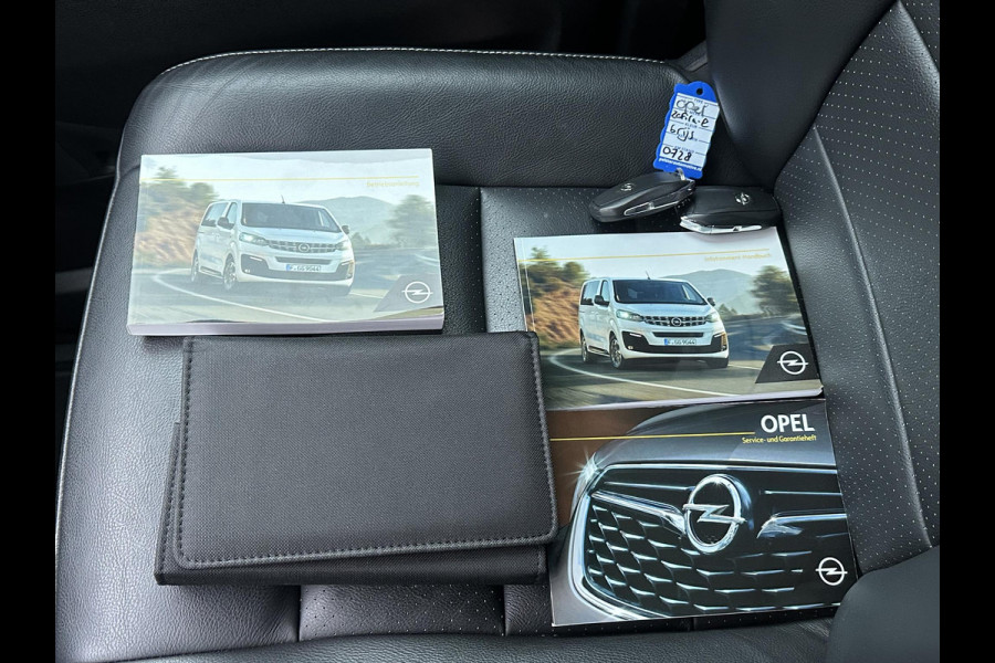 Opel Zafira-e Life 100 kW 75kWh Tourer M 6 PERSOONS| 3-FASE| ELEKTRISCHE ZIJDEUR| HEAD-UP DISPLAY| ELEK. STOELEN MET MEMORY| CAMERA| DEALER ONDERHOUDEN| DODE HOEK| LEDEREN BEKLEDING