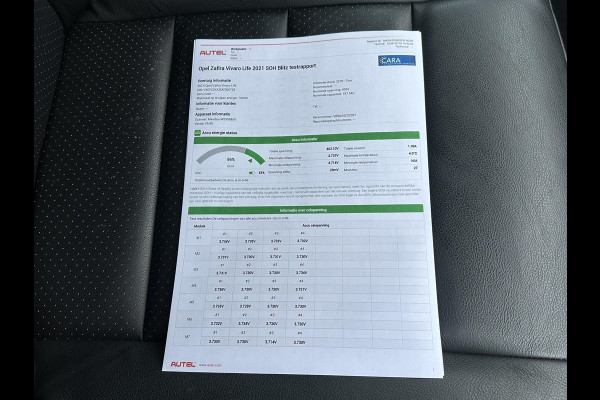Opel Zafira-e Life 100 kW 75kWh Tourer M 6 PERSOONS| 3-FASE| ELEKTRISCHE ZIJDEUR| HEAD-UP DISPLAY| ELEK. STOELEN MET MEMORY| CAMERA| DEALER ONDERHOUDEN| DODE HOEK| LEDEREN BEKLEDING