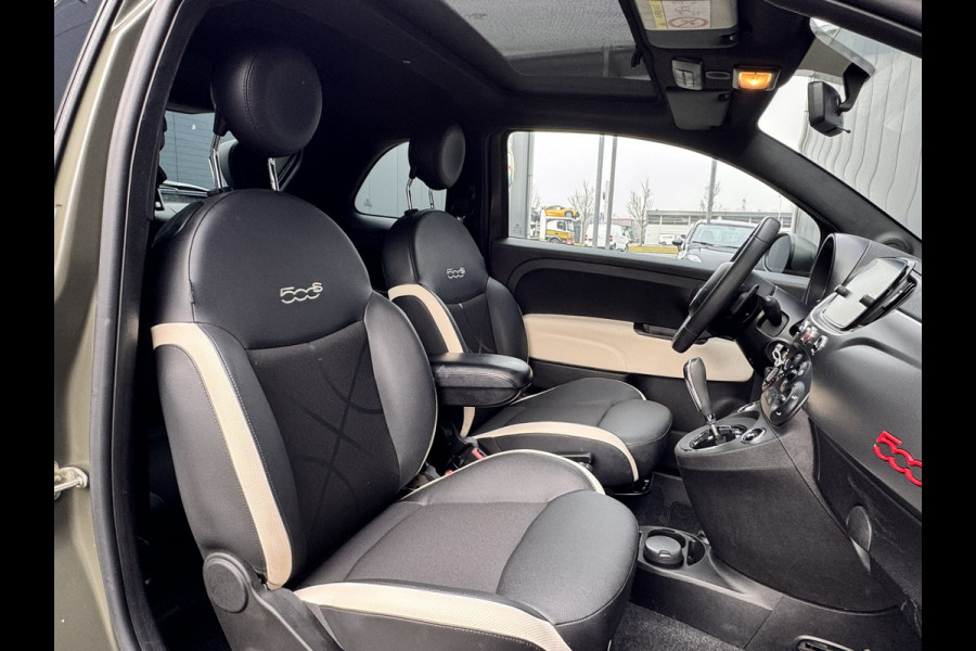 Fiat 500 TwinAir Turbo Sport | Schuifdak | Automaat | Verde military