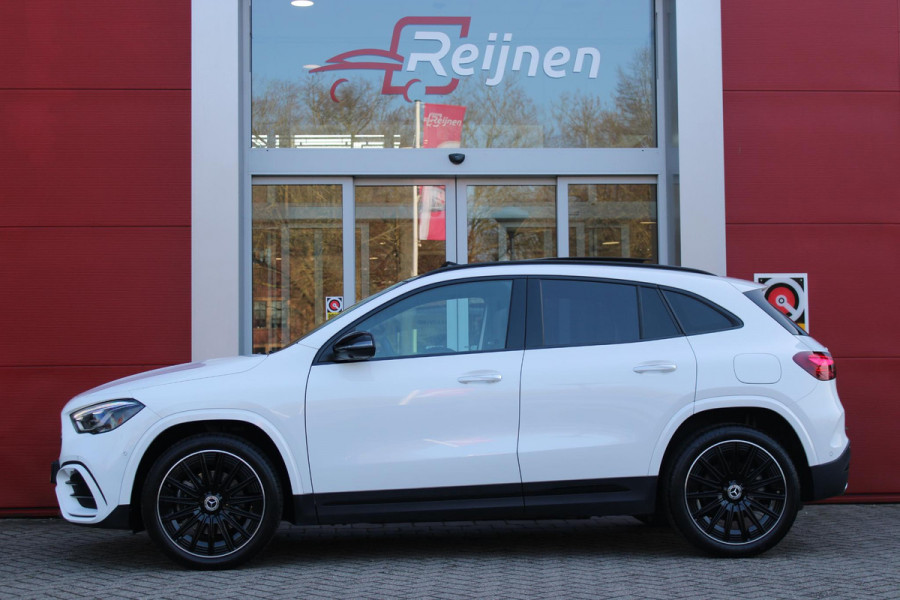 Mercedes-Benz GLA 250 e AMG LINE "NIEUW MODEL!" | PANORAMISCH SCHUIF/KANTEL DAK | SFEER VERLICHTING | ELEKTRISCH BEDIENBARE VOORSTOELEN MET GEHEUGENFUNCTIE EN "ZITKINEMATICA" | DRAADLOZE APPLE CARPLAY/ANDROID AUTO | NIGHT PAKKET: DAKRELING ZWART, ZIJRUITEN EN ACHTERRUITEN ZWART, LICHTMETALEN VELGEN 20" ZWART | HEAD UP DISPLAY | REALITY-NAVIGATIE  | 360° CAMERA | MULTI BEAM LED KOPLAMPEN | DODEHOEK DETECTIE | ADAPTIVE CRUISE CONTROL | KEYLESS GO | ELEKTRISCH BEDIENBARE ACHTERKLEP | DRAADLOZE TELEFOONLADER | SURROUND BURMESTER AUDIO | WINTERPAKKET: STUUR/STOEL VERWARMING |