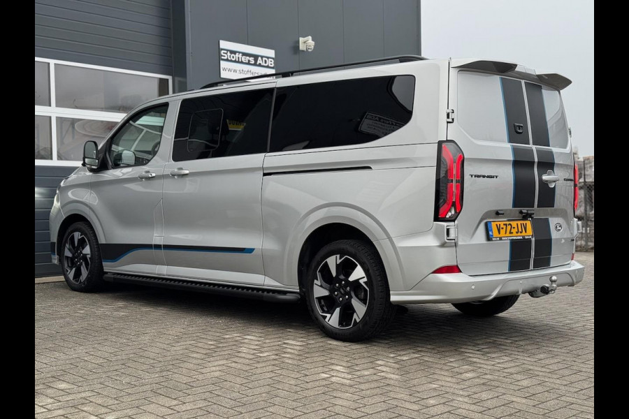 Ford Transit Custom 2.0 TDCI L2H1 Sport DC AWD 170pk | 2029 GARANTIE | Elek. Trekhaak 2500KG | Raptor | Digi Spiegel | 2x Schuif
