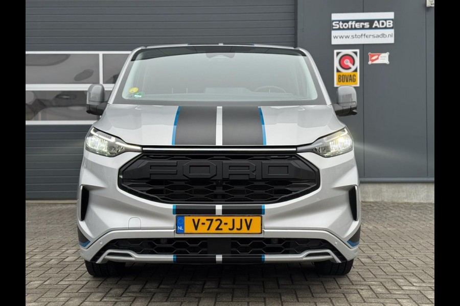 Ford Transit Custom 2.0 TDCI L2H1 Sport DC AWD 170pk | 2029 GARANTIE | Elek. Trekhaak 2500KG | Raptor | Digi Spiegel | 2x Schuif