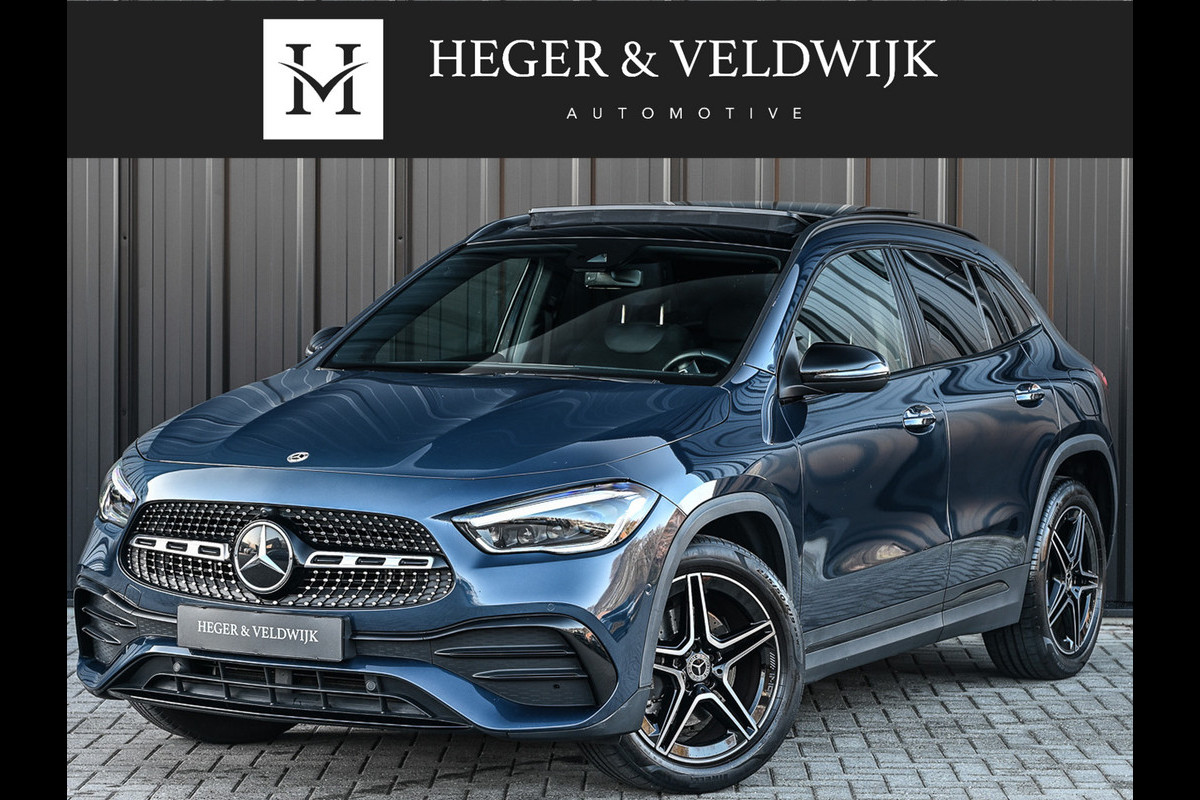 Mercedes-Benz GLA 250 e AMG Line · Panoramadak · Elektr. verst. stoelen · Ambiance sfeerverlichting · Stoelverwarming · Achteruitrijcamera ·