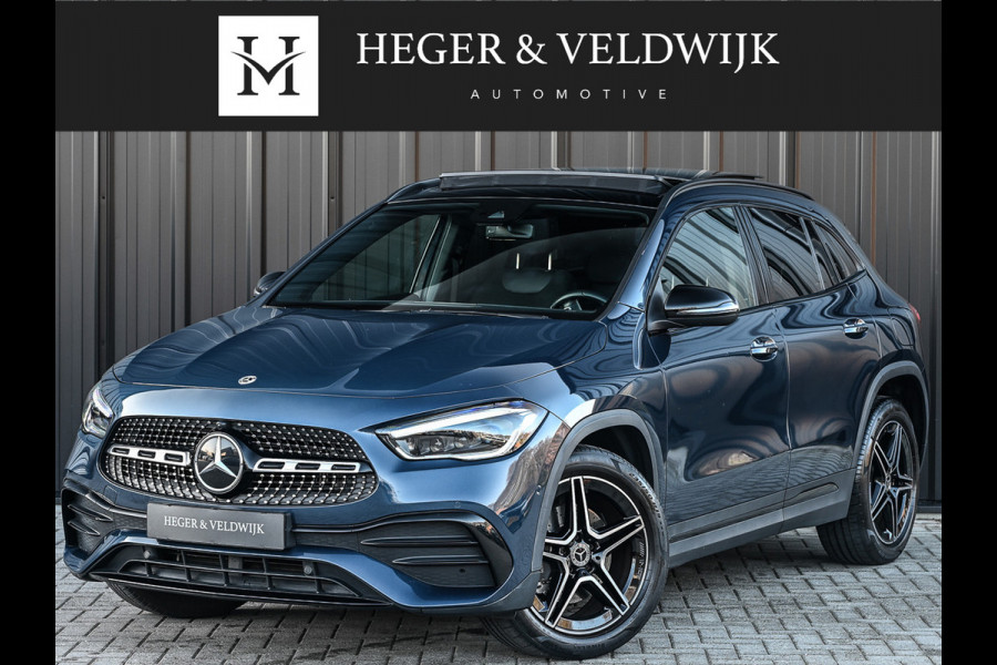 Mercedes-Benz GLA 250 e AMG Line · Panoramadak · Elektr. verst. stoelen · Ambiance sfeerverlichting · Stoelverwarming · Achteruitrijcamera ·