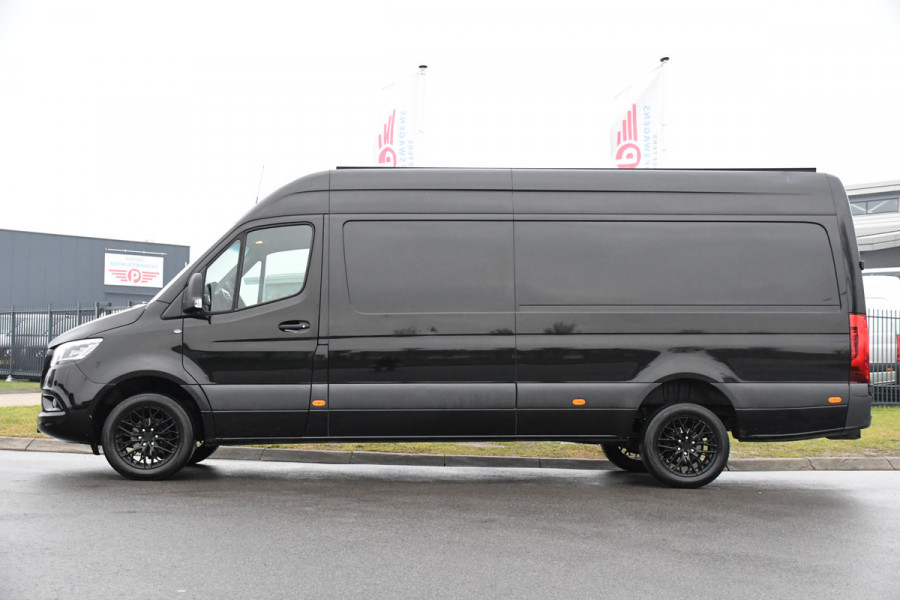 Mercedes-Benz Sprinter 319 V6 3.0 CDI L3H2 Black Edition Camera, Cruise, Carplay, LED, 10,5'' Mbux, 3500kg Trekhaak, Automaat, 190pk, Uniek!