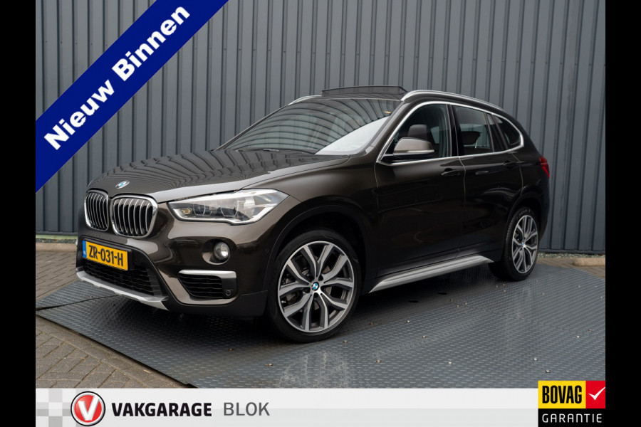 BMW X1 sDrive20i High Executive | Trekhaak afnb. | Panodak | Head Up | Camera | Elk. A-klep | Leder | Prijs Rijklaar!!