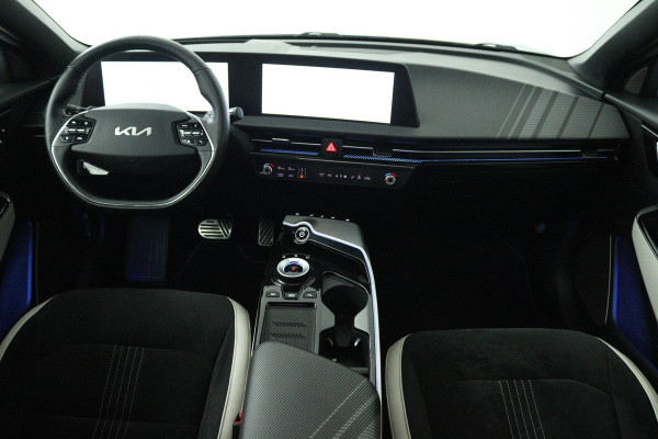 Kia Ev6 GT-Line 77.4 kWh (PANORAMADAK, STOELVERWARMING/KOELING, STUURVERWARMING, CAMERA, ELEKTR STOELEN, SFEERVERLICHTING)