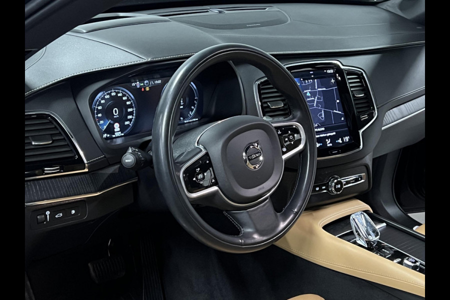 Volvo XC90 2.0 T8 Recharge AWD Inscription Luchtvering | Stoel ventilatie | Open dak | Trekhaak | 360 camera | Stuur-/stoelverwarming | Head-up