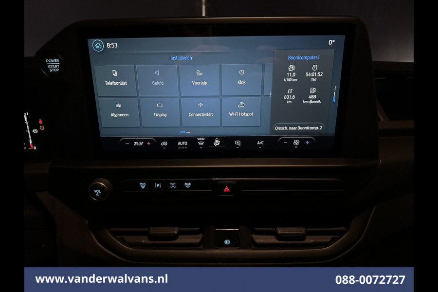 Ford Transit Custom 2.0 TDCI 136pk L2H1 Euro6 Airco | Camera | Apple Carplay | LED | Cruisecontrol Android Auto, Parkeersensoren, Verwarmde voorruit, Bijrijdersbank