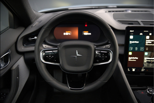 Polestar 2 Long Range Dual Motor Launch Edition 78kWh | Panoramadak | Stoelverwarming | Stuurverwarming | Harman Kardon | Memory Seat | 360 Camera | Keyless | Elektrische Trekhaak | Apple Carplay | BTW | LED |