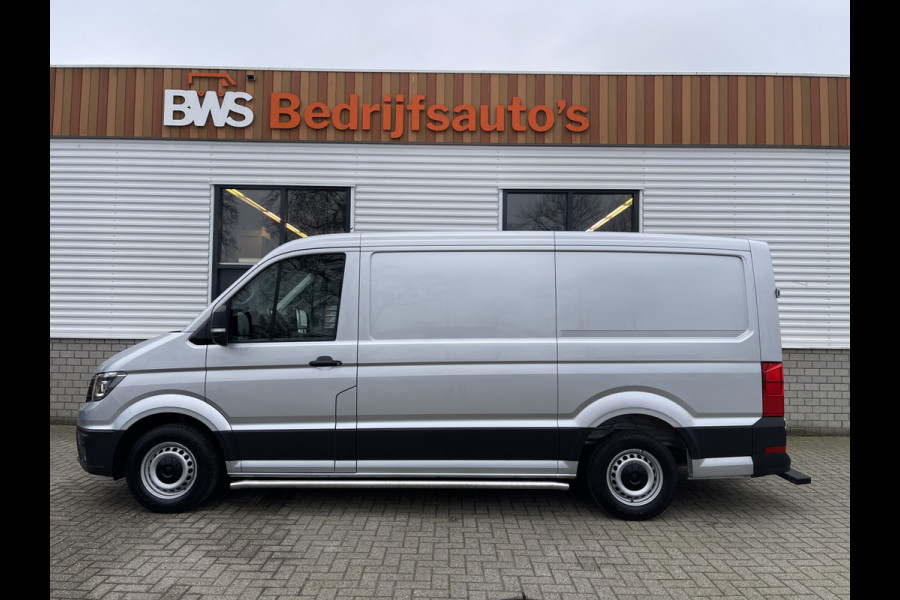 Volkswagen Crafter 30 2.0 TDI L3H2 Comfortline ( voorheen L2H1 ) / euro 6 / bpm vrij / lease vanaf € 342 / vaste prijs rijklaar € 20.950 ex btw / zilver metallic / airco / cruise / navi / pdc voor en achter
