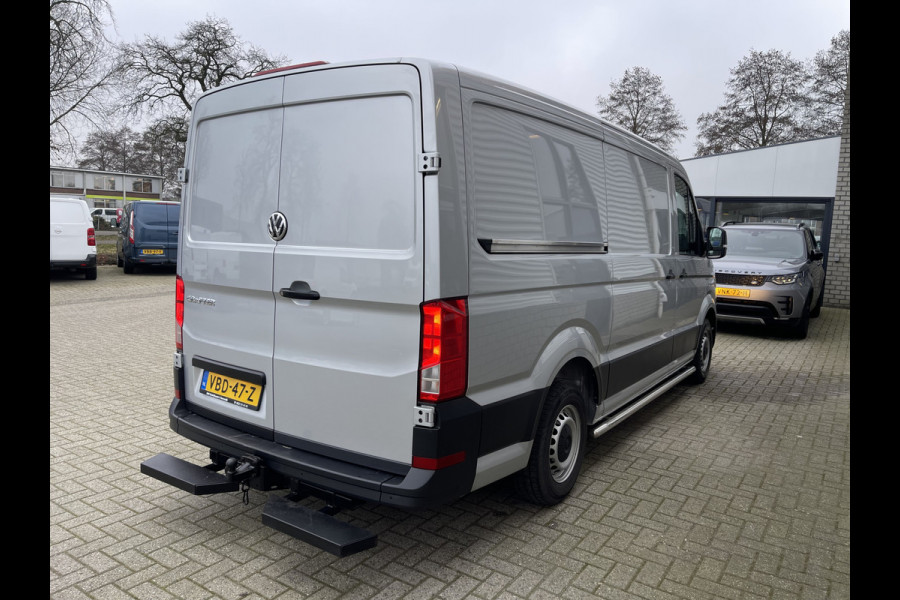 Volkswagen Crafter 30 2.0 TDI L3H2 Comfortline ( voorheen L2H1 ) / euro 6 / bpm vrij / lease vanaf € 342 / vaste prijs rijklaar € 20.950 ex btw / zilver metallic / airco / cruise / navi / pdc voor en achter