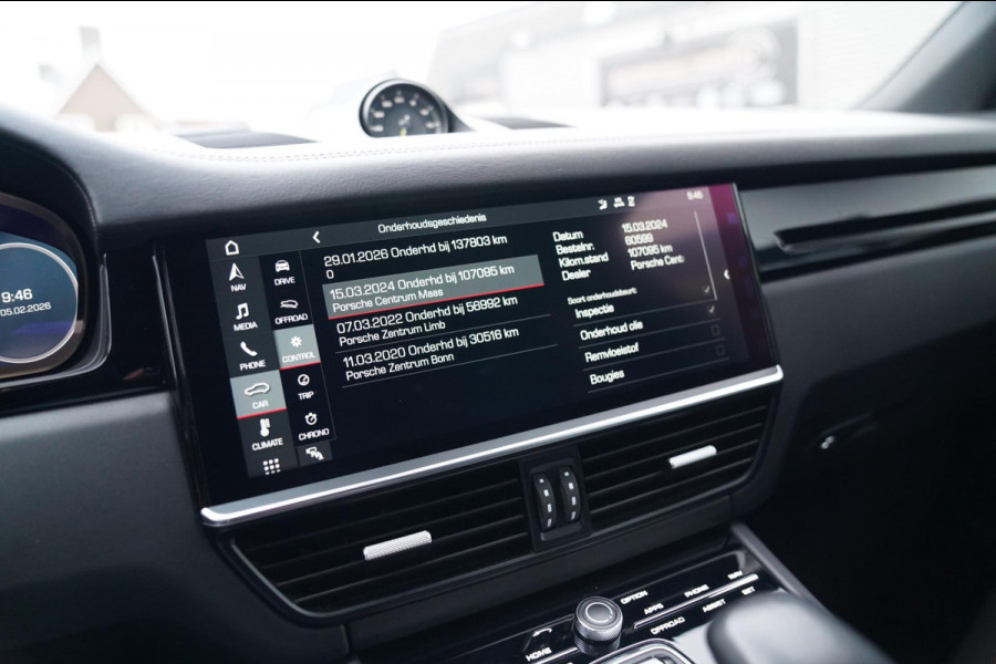 Porsche Cayenne 3.0 E-Hybrid | Sport Chrono | Panorama | Luxe Leder | Luchtvering | Bose Surround sound | Soft Close | Luchtvering