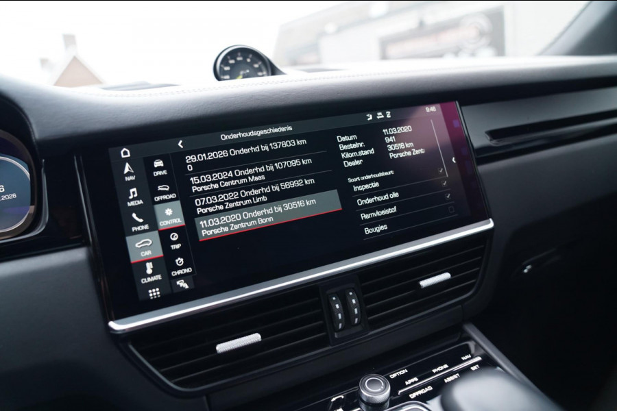 Porsche Cayenne 3.0 E-Hybrid | Sport Chrono | Panorama | Luxe Leder | Luchtvering | Bose Surround sound | Soft Close | Luchtvering