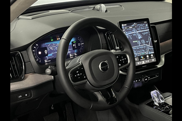 Volvo XC90 2.0 T8 Plug-in hybrid AWD Ultra Dark Luchtvering | Massage | Bowers & Wilkins | Trekhaak | Adapt. Cruise | Stoelventilatie | 22" wielen | 360 camera | Head-up