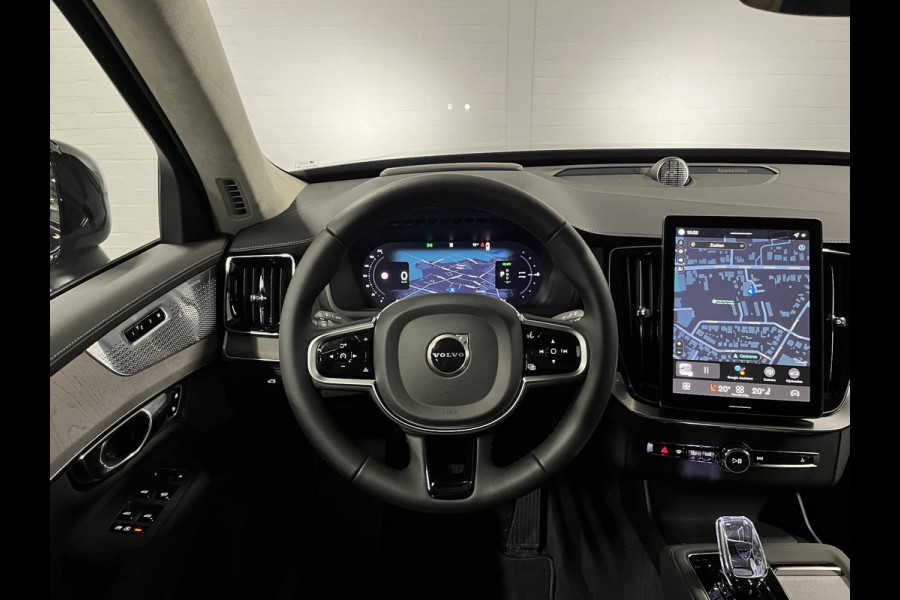 Volvo XC90 2.0 T8 Plug-in hybrid AWD Ultra Dark Luchtvering | Massage | Bowers & Wilkins | Trekhaak | Adapt. Cruise | Stoelventilatie | 22" wielen | 360 camera | Head-up