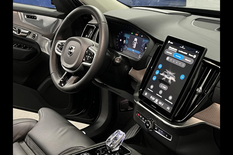 Volvo XC90 2.0 T8 Plug-in hybrid AWD Ultra Dark Luchtvering | Massage | Bowers & Wilkins | Trekhaak | Adapt. Cruise | Stoelventilatie | 22" wielen | 360 camera | Head-up
