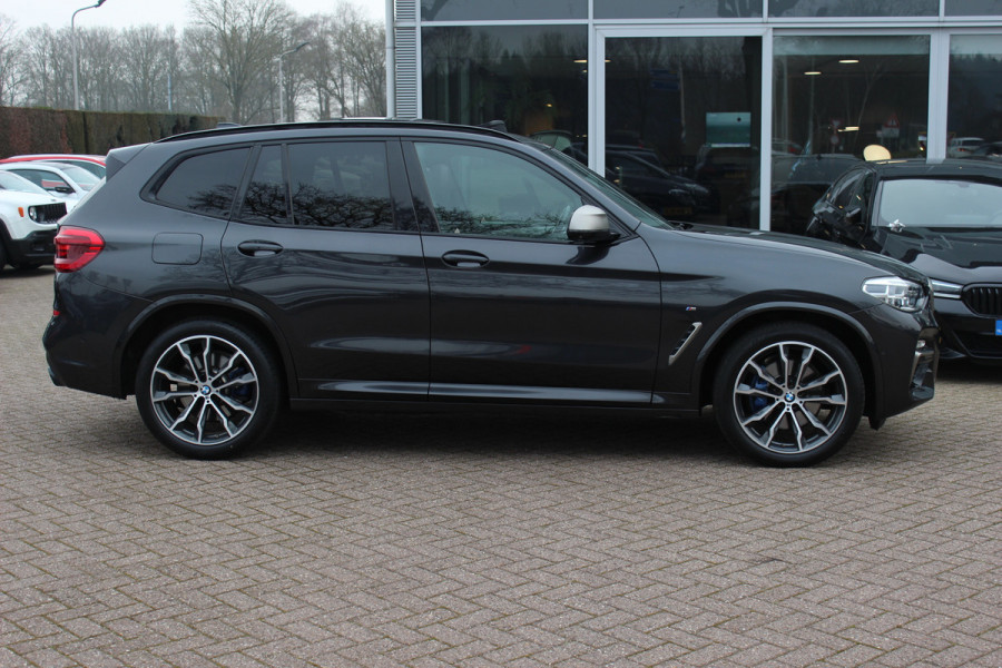 BMW X3 M40i xDrive High Executive / Panoramadak / 360Camera / Head-up / Keyless / 20'' / Harman Kardon / Bruin Leder / Dodehoek / DAB / Stoelverwarming 4x / ACC / CarPlay
