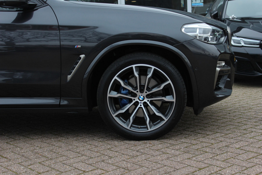 BMW X3 M40i xDrive High Executive / Panoramadak / 360Camera / Head-up / Keyless / 20'' / Harman Kardon / Bruin Leder / Dodehoek / DAB / Stoelverwarming 4x / ACC / CarPlay