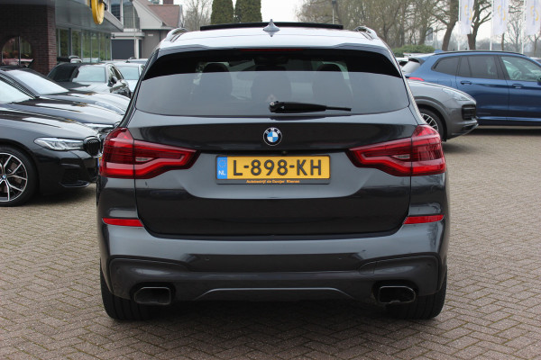 BMW X3 M40i xDrive High Executive / Panoramadak / 360Camera / Head-up / Keyless / 20'' / Harman Kardon / Bruin Leder / Dodehoek / DAB / Stoelverwarming 4x / ACC / CarPlay