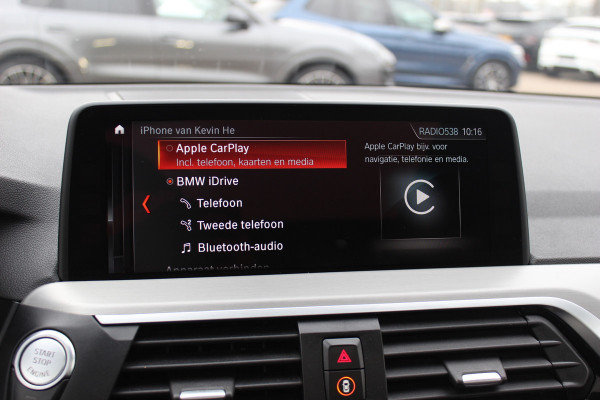 BMW X3 M40i xDrive High Executive / Panoramadak / 360Camera / Head-up / Keyless / 20'' / Harman Kardon / Bruin Leder / Dodehoek / DAB / Stoelverwarming 4x / ACC / CarPlay
