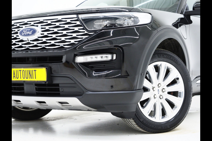Ford Explorer 3.0 V6 EcoBoost PHEV Platinum 7P | Panoramadak | B&O | Trekhaak | Massage | 360 | Keyless | Adaptive Cruise