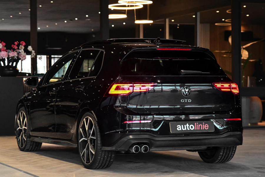 Volkswagen Golf 2.0 GTD. Pano, Leder, Koeling, Memory, HUD, Camera, H/K, Dodeh, ACC, Stuurvw, IQ Light, CarPlay!