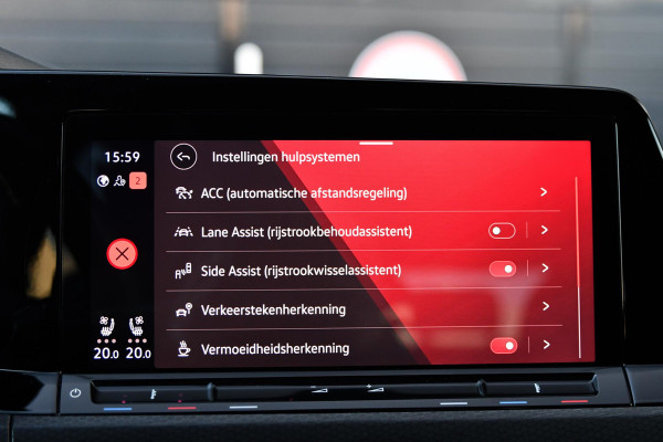 Volkswagen Golf 2.0 GTD. Pano, Leder, Koeling, Memory, HUD, Camera, H/K, Dodeh, ACC, Stuurvw, IQ Light, CarPlay!