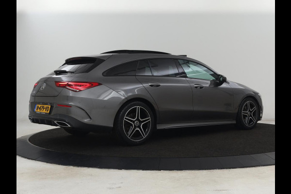 Mercedes-Benz CLA-Klasse 180 AMG | Panoramadak | Stoelverwarming | Leder/Alcantara | Memory | Matrix LED | Sfeerverlichting | Keyless | Navigatie | Widescreen